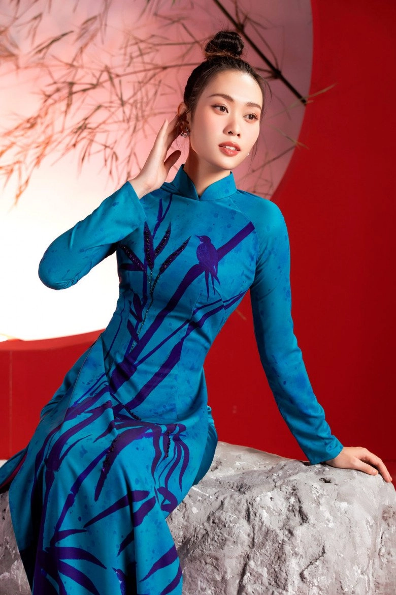 Hoa hậu việt có tên kêu như chuông diện áo dài kêu gọi bảo tồn và phát triển cây tre việt nam - 9