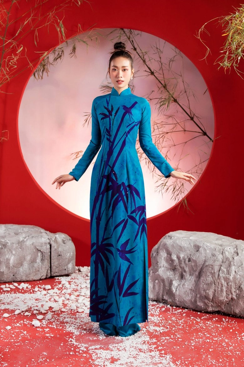 Hoa hậu việt có tên kêu như chuông diện áo dài kêu gọi bảo tồn và phát triển cây tre việt nam - 10