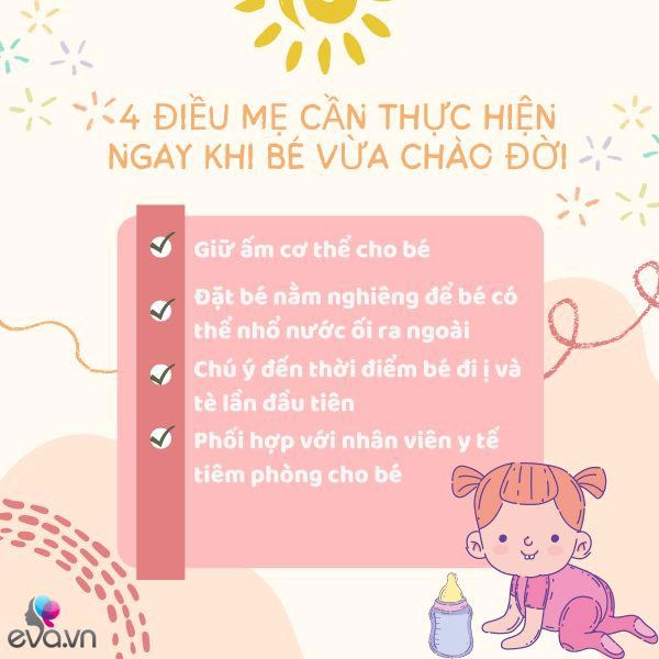 Ngày đầu trẻ sơ sinh chào đời làm ngay 4 điều này không lo con ốm vặt khi lớn lên - 2