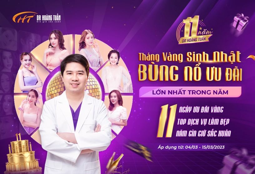 Top dịch vụ thẩm mỹ giá cực sốc nhân dịp sinh nhật 11 năm dr hoàng tuấn - 1