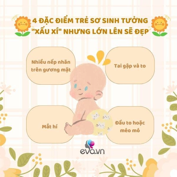 Trẻ sơ sinh chào đời có 4 đặc điểm xấu xí lớn lên chắc chắn đẹp tựa thiên thần - 2