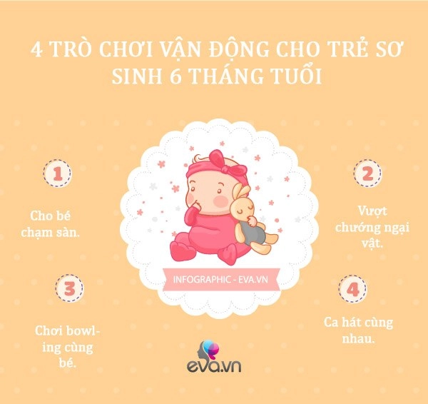 Trò chơi vận động cho trẻ sơ sinh 6 tháng tuổi ăn ngon ngủ tốt thông minh hơn - 2