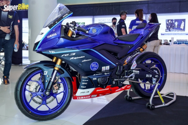 Chiêm ngưỡng dự án xe đua yamaha r3 blu cru thailand club - 10
