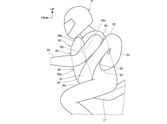 Honda đang phát triển cải tiến túi khí trên xe máy - 4