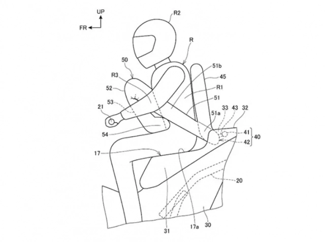 Honda đang phát triển cải tiến túi khí trên xe máy - 6