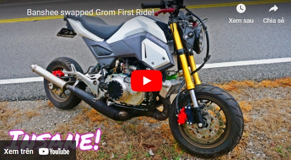 Honda grom 125 gác máy 2 thì đạt công suất 100 mã lực cực khủng - 2