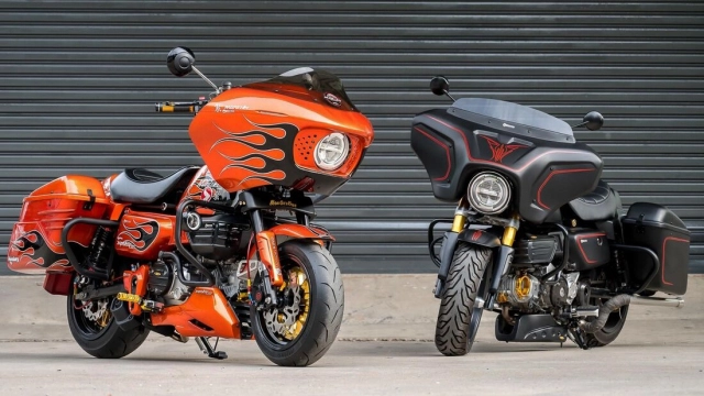 Honda monkey độ phong cách harley-davidson trông sẽ ra sao - 1