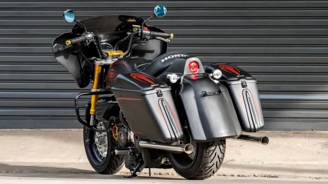 Honda monkey độ phong cách harley-davidson trông sẽ ra sao - 19