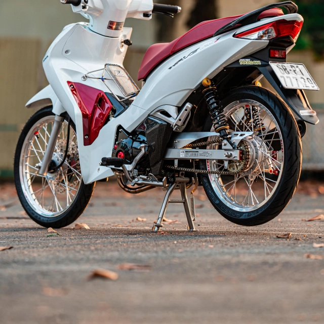 Honda wave 125 độ khủng lộ diện cùng kiểu gắn trợ lực khác biệt số đông - 29