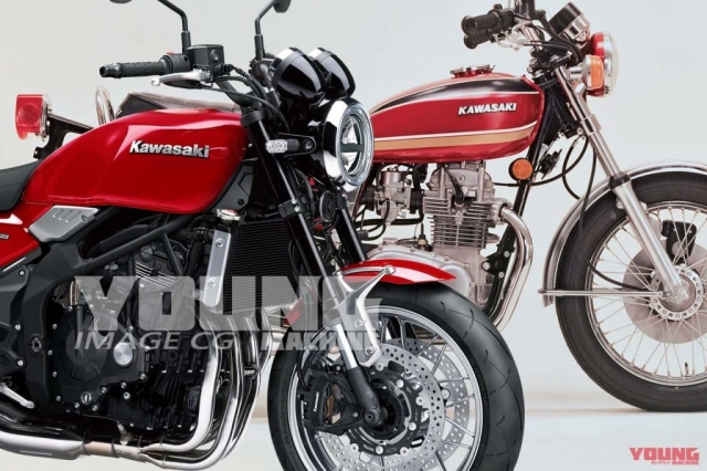 Kawasaki z400rs trang bị động cơ 4 xi-lanh 400cc cổ điển có thể ra mắt trong năm nay - 1