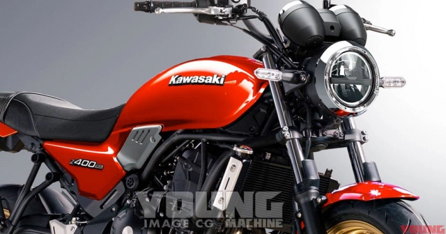 Kawasaki z400rs trang bị động cơ 4 xi-lanh 400cc cổ điển có thể ra mắt trong năm nay - 2