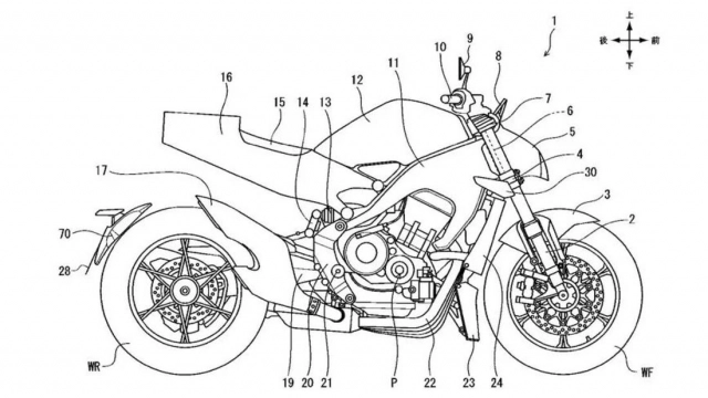 Lộ tin bằng sáng chế super hornet mới của honda - 1