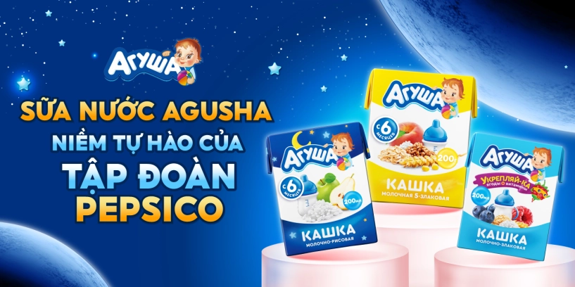 Thương hiệu ăn dặm agusha - niềm tự hào của tập đoàn pepsico - 2