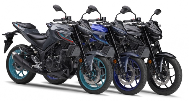 Yamaha mt-03 2023 mới chính thức ra mắt được tăng mô men xoắn kèm vỏ động cơ mới - 1