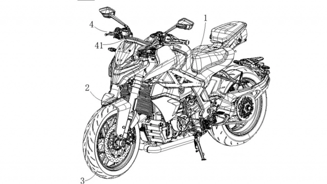 Cf moto v02-nk concept được cấp bằng sáng chế - 7