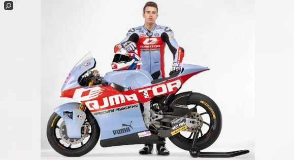 Qj motor với tư cách là nhà tài trợ chính của gresini racing cho mùa giải moto2 2023 - 2