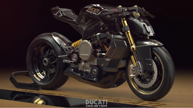 Tiết lộ ducati monster với hệ dẫn động điện - 9