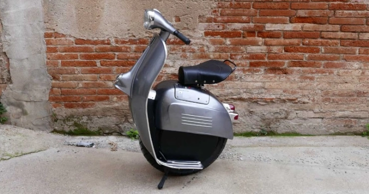 Xe điện một bánh chạy như vespa nhà phố không lo chỗ để - 3