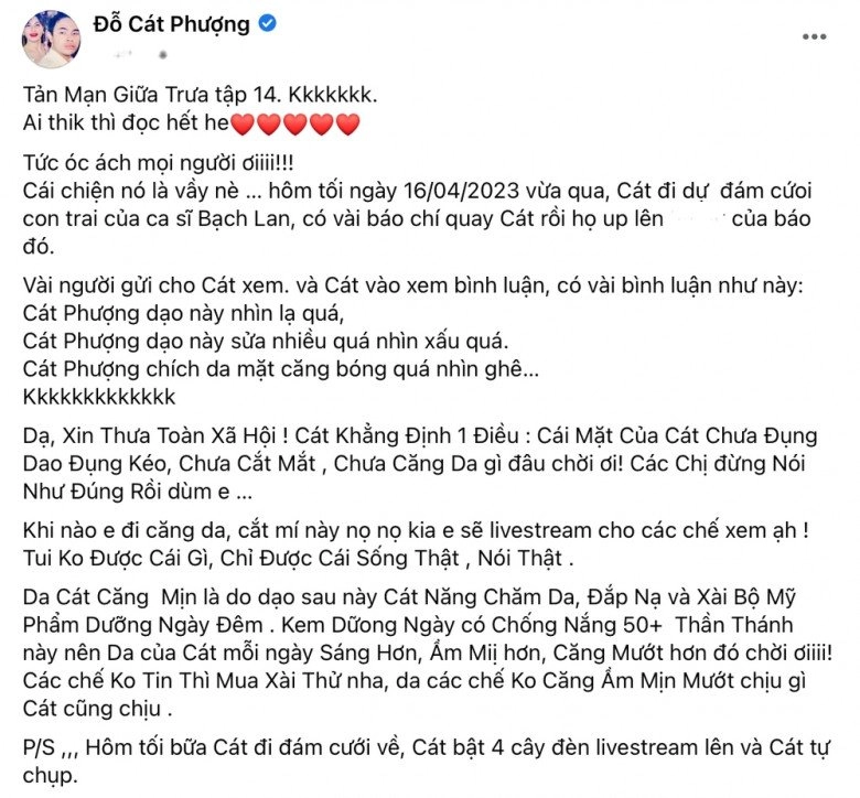 Bị nghi trùng tu tuổi u60 cát phượng công khai nhan sắc hậu chỉnh sửa mà choáng - 8