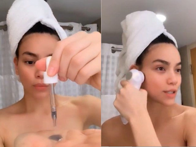 Bông hồng lai đẻ 3 con hiện nguyên hình làn da lão hóa trước ống kính khác xa khi make-up - 8