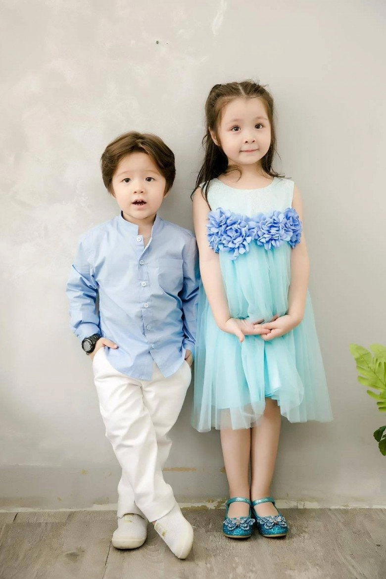 Gấp đôi visual mẹ con nhà elly trần hot-mom u40 trẻ bất bại thiên thần lai ra dáng thiếu nữ - 1