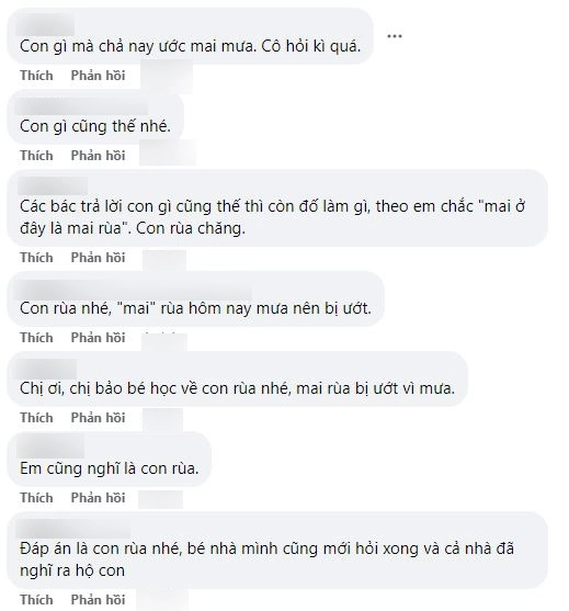 Mẹ bó tay với câu đố tiếng việt tiểu học con gì hôm nay mưa mai ướt đáp án lại cực đơn giản - 2