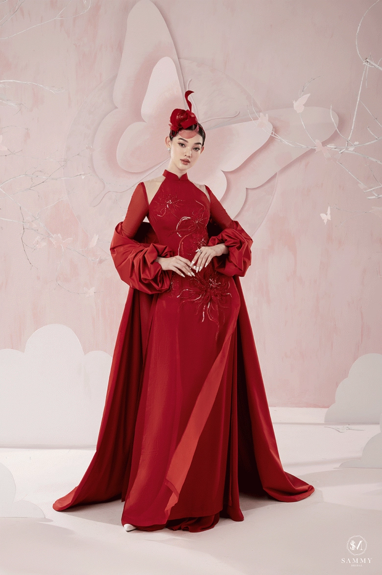 Sammy bridal ra mắt bst thượng uyển 2 mang vẻ đẹp trang nhã phù hợp với các nàng dâu hiện đại - 3