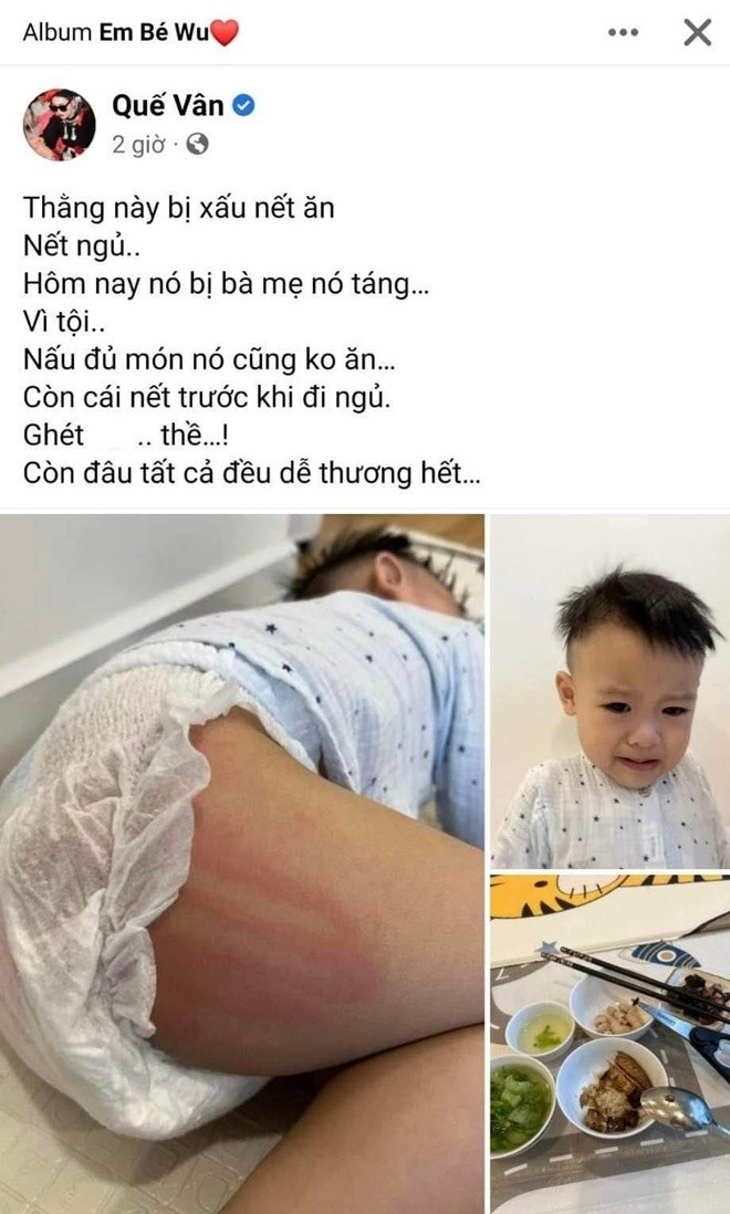 Sau khi đánh con lằn 5 ngón tay vì không ăn quế vân làm món ngon xuất sắc cho bé - 1