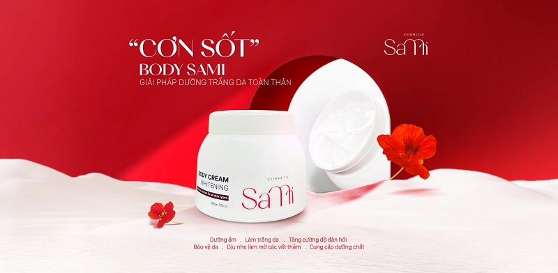 siêu phẩm dưỡng trắng toàn thân body sami hứa hẹn cho sự thành công của thương hiệu sami - 1