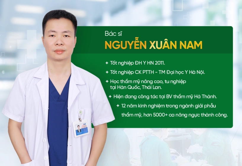 Bác sĩ nguyễn xuân nam - chuyên gia 12 năm kinh nghiệm trong phẫu thuật thẩm mỹ nâng ngực - 1