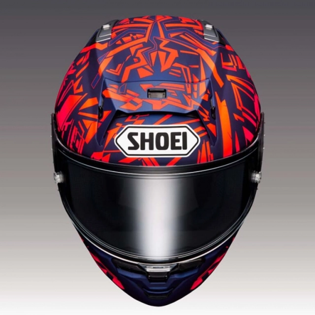 Bản sao fullface shoei thử nghiệm mùa đông của marc marquez xuất hiện - 2