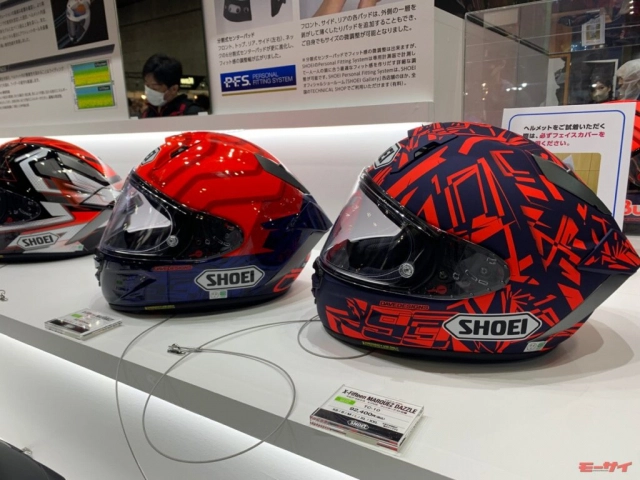 Bản sao fullface shoei thử nghiệm mùa đông của marc marquez xuất hiện - 5