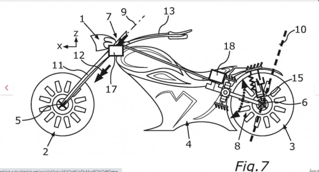 Bmw đăng ký bằng sáng chế cho thiết kế hệ thống lái bánh sau dành cho xe hai bánh - 3