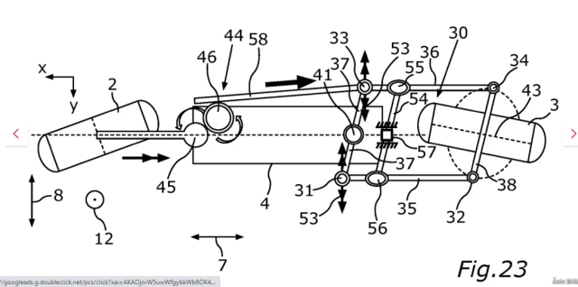 Bmw đăng ký bằng sáng chế cho thiết kế hệ thống lái bánh sau dành cho xe hai bánh - 11