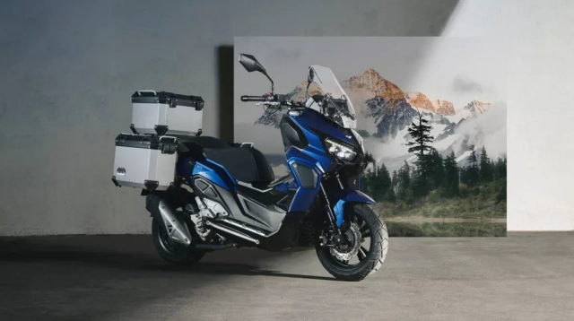 Chi tiết lexmoto xdv300 - mẫu xe tay ga phiêu lưu vừa trình làng - 2