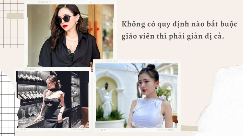 Cô giáo genz đi dạy diện áo dài tự thiết kế rời giảng đường mặc quyến rũ giáo viên không bắt buộc phải giản dị - 17