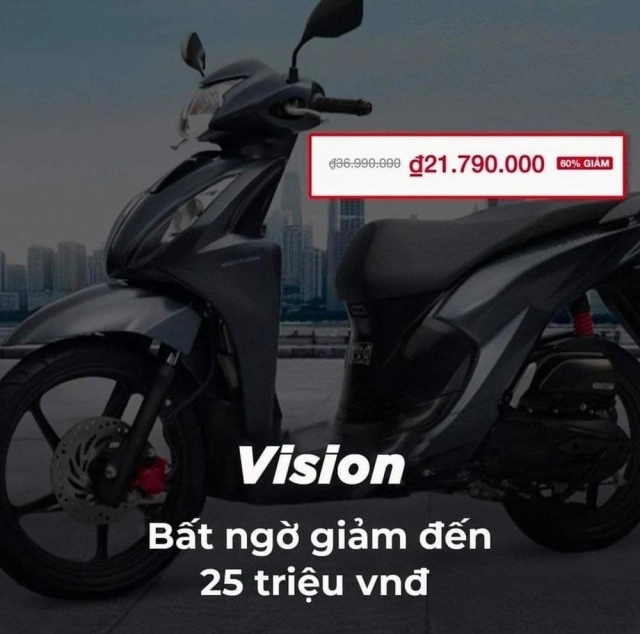 Honda vision có giá 21 triệu đồng - 3