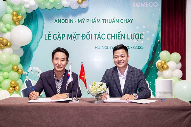 Komeco group tổ chức lễ ký kết ủy quyền thương hiệu anodin - 3