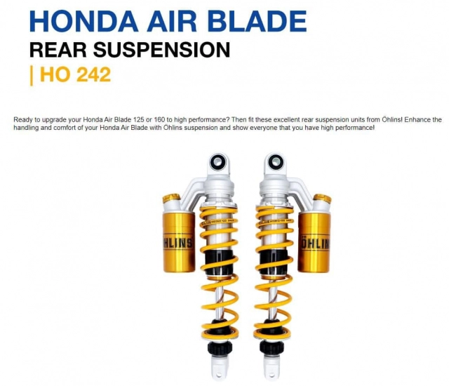 Mã phuộc mới của ohlins dành cho tay ga phổ thông đã cập bến việt nam - 3