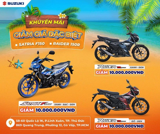 Suzuki raider và satria giảm sâu đến 5 triệu đồng sau khi được điều chính giá bán lẻ đề xuất - 6