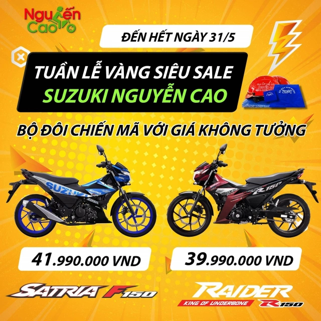 Suzuki raider và satria giảm sâu đến 5 triệu đồng sau khi được điều chính giá bán lẻ đề xuất - 7