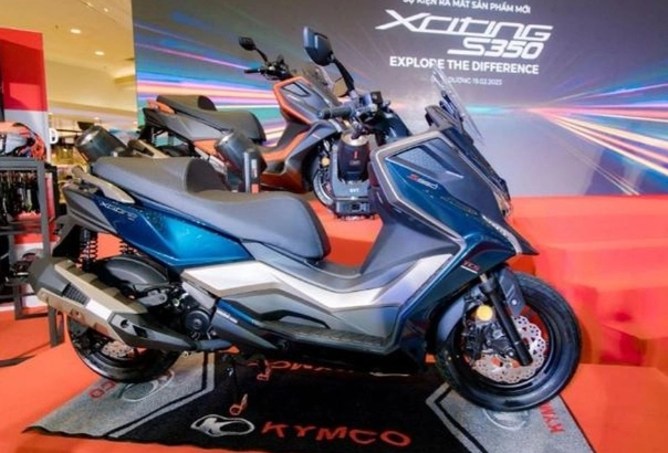 Xe tay ga kymco xciting s350 ra mắt việt nam đối đầu honda sh350i - 1