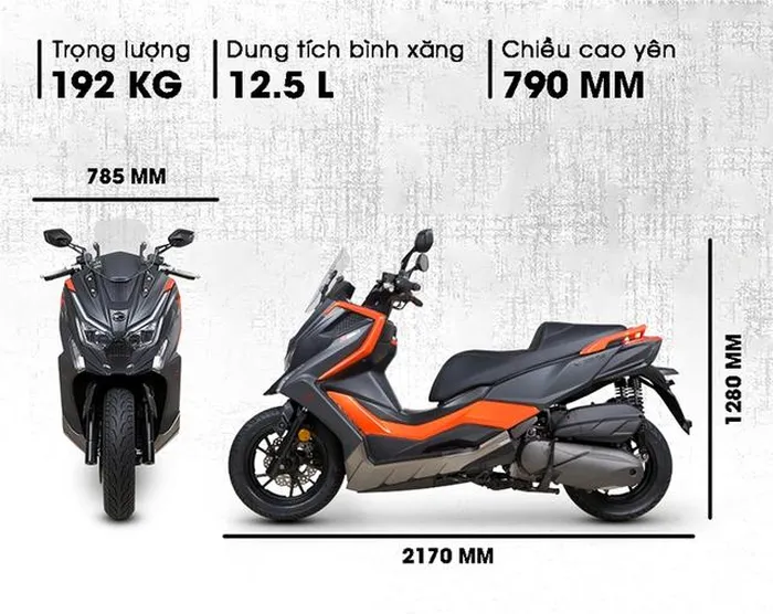 Xe tay ga kymco xciting s350 ra mắt việt nam đối đầu honda sh350i - 3