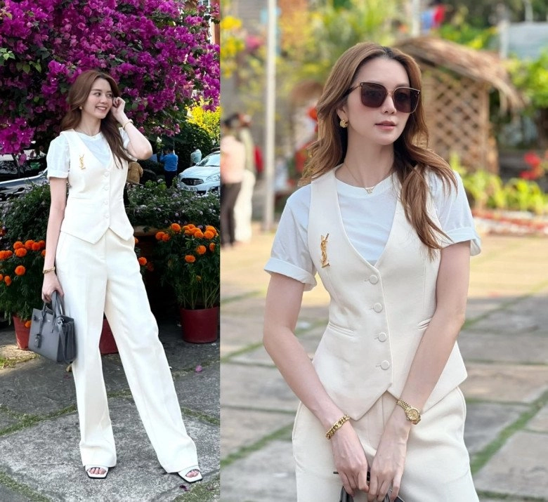 Cường đôla đòi đưa đàm thu trang đi chơi mẹ bỉm lên đồ hot tới mức shop online ăn theo rần rần - 8