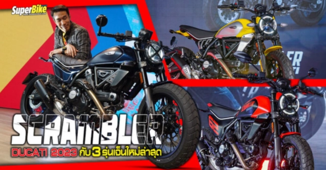 Ducati scrambler 2023 tiết lộ 3 mẫu gen mới - 1