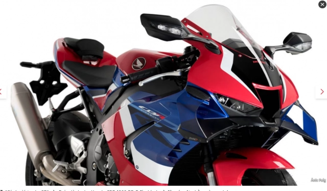 Honda cbr1000rr-r được trang bị cánh gió mới từ puig - 9