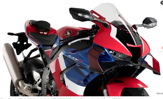 Honda cbr1000rr-r được trang bị cánh gió mới từ puig - 10