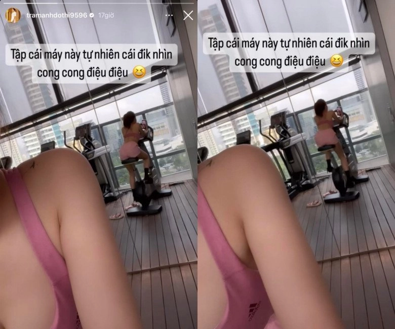 Hotgirl trâm anh hậu công khai bạn trai chăm chỉ gym với môn chuốt mông đỏ mặt mặc quyến rũ khó chê - 4