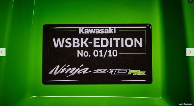 Kawasaki phát hành 10 chiếc ninja zx-10 rr wsbk edition vào năm 2023 - 8