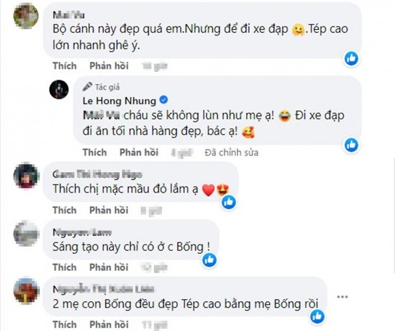 Style nhà giàu của mẹ con hồng nhung lộng lẫy đạp xe đi ăn nhà hàng con gái lai tây mặc váy ngắn xinh - 5